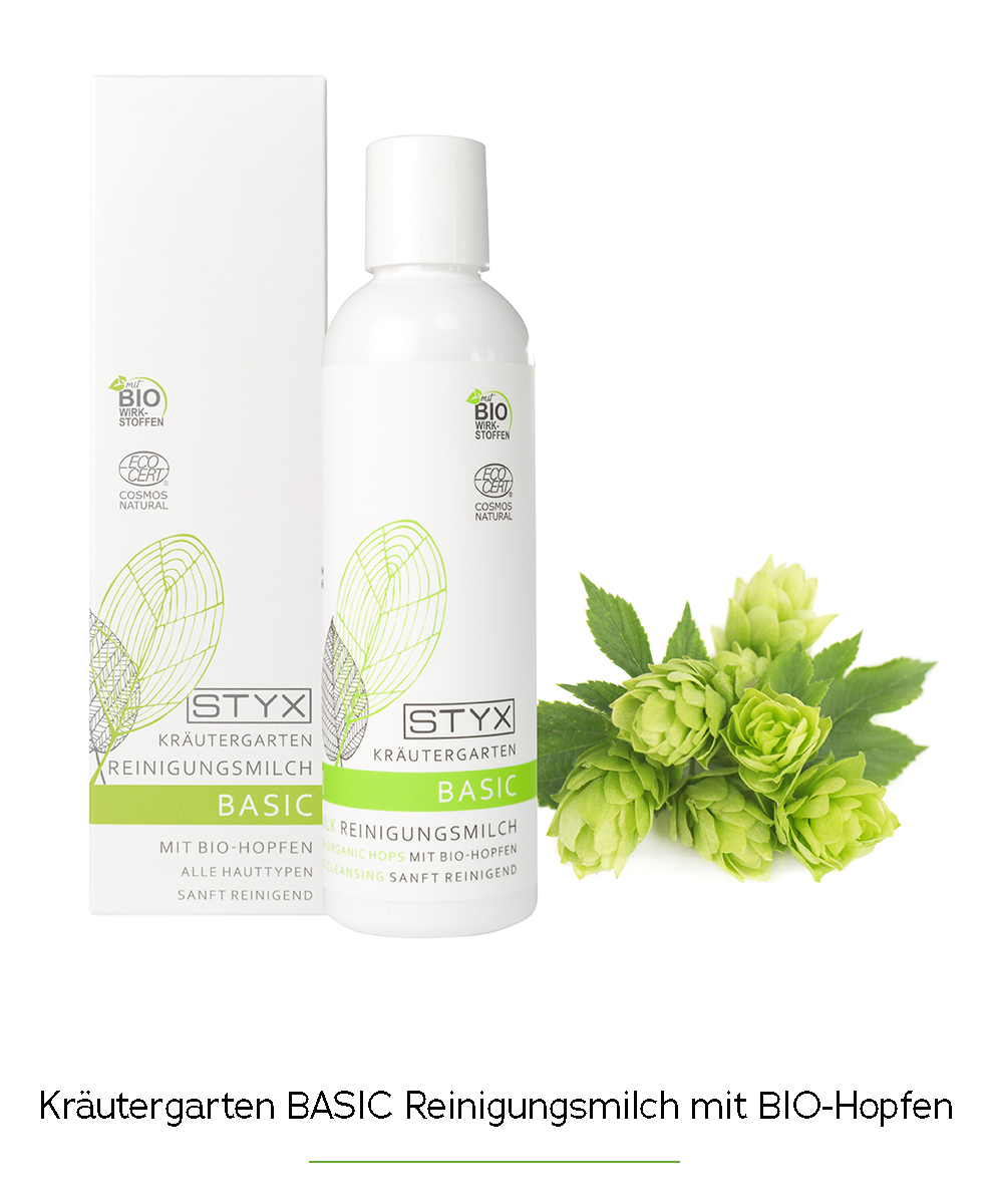 Kr&auml;utergarten BASIC Reinigungsmilch mit BIO-Hopfen